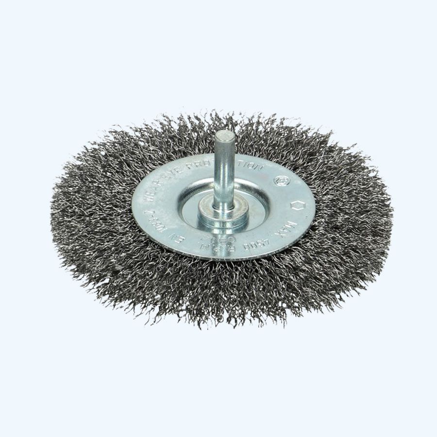 Radiale borstel gegolfde draad Ø100mm