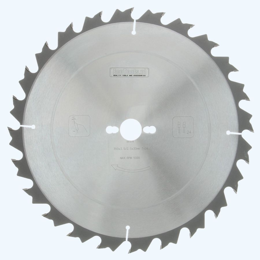 HM-zaagblad PROF 350 x 30 mm T=24 HM-zaagblad PROF 350 x 30 mm T=24