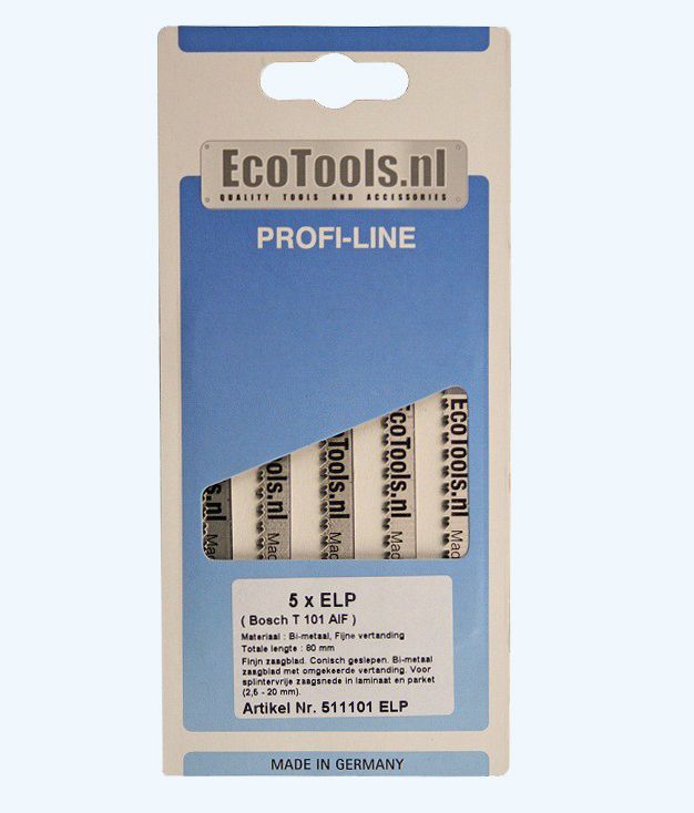 5 st. decoupeerzaagjes Laminaat type ELP (Profi-line)