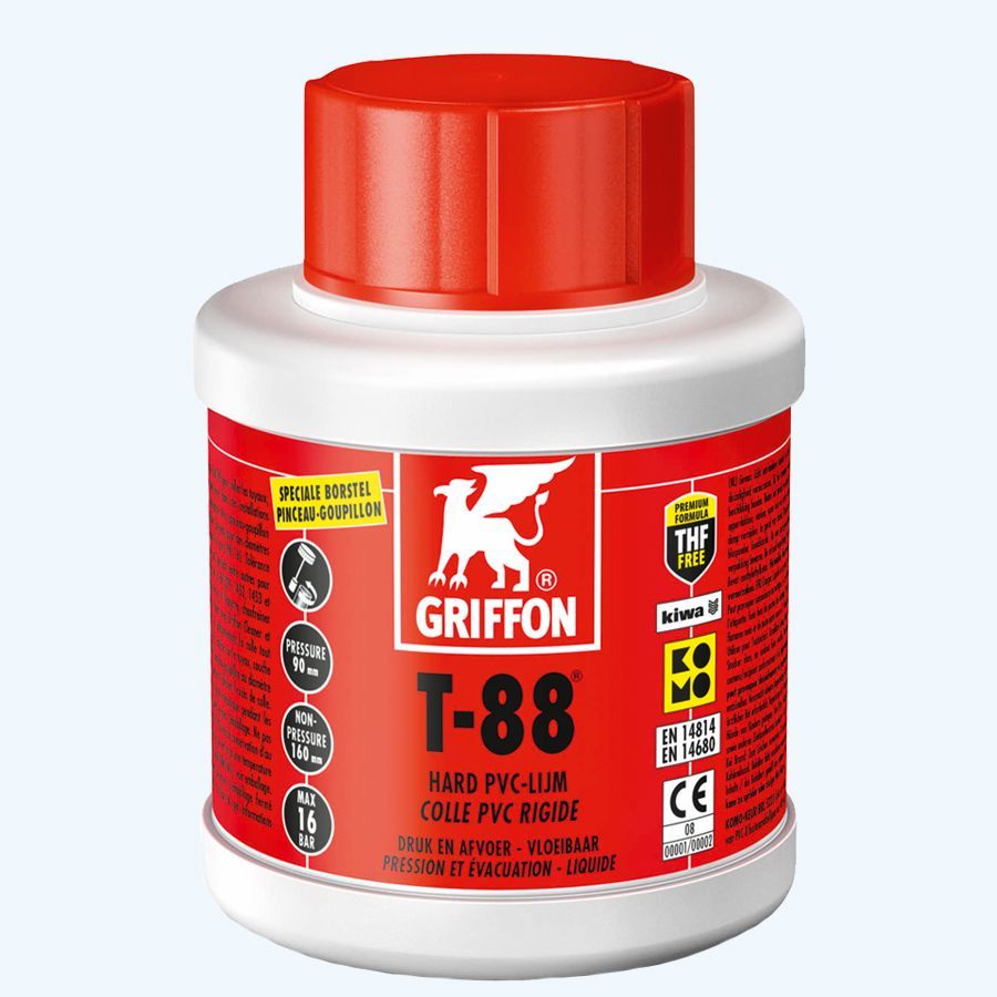 Griffon T-88 PVC lijm 250 ml Griffon T-88 PVC lijm 250 ml
