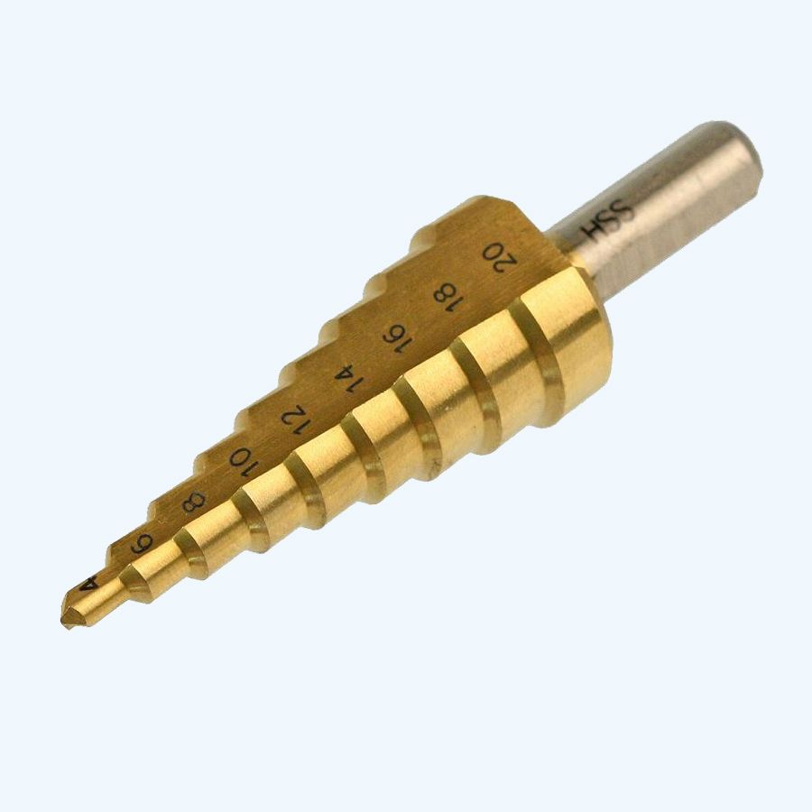 Stappenboor HSS 4-20 mm (rechte snijkanten) Stappenboor HSS 4-20 mm (rechte snijkanten)