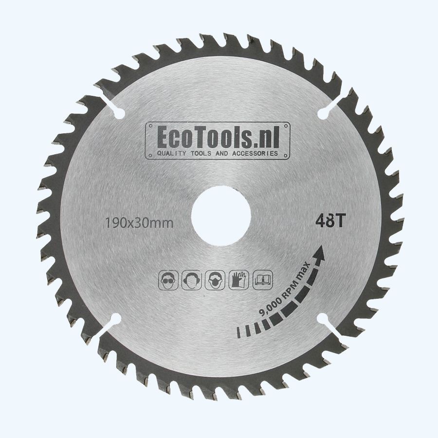 HM-zaagblad 190 x 30 mm T=48 (Eco-line) HM-zaagblad 190 x 30 mm T=48 (Eco-line)