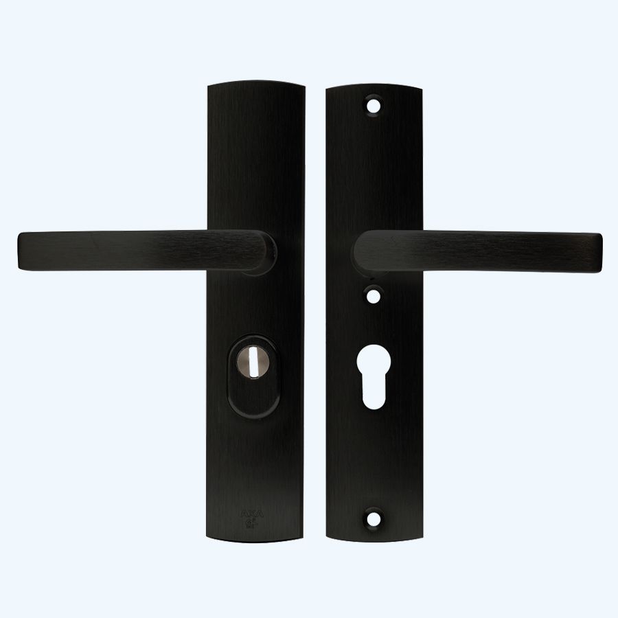 AXA veiligheidsbeslag PC55 SKG*** met kerntrekbeveiliging zwart (kruk) AXA veiligheidsbeslag PC55 SKG*** met kerntrekbeveiliging zwart (kruk)