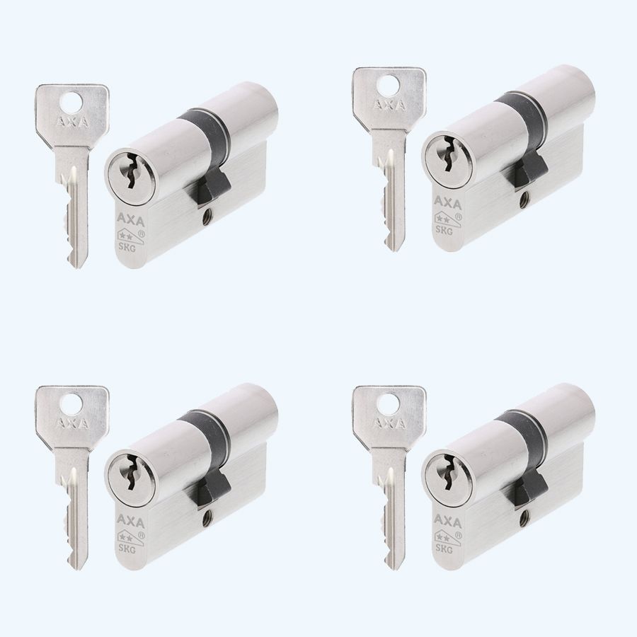 AXA Dubbele Veiligheidscilinder (4x) Security 30-30 SKG**