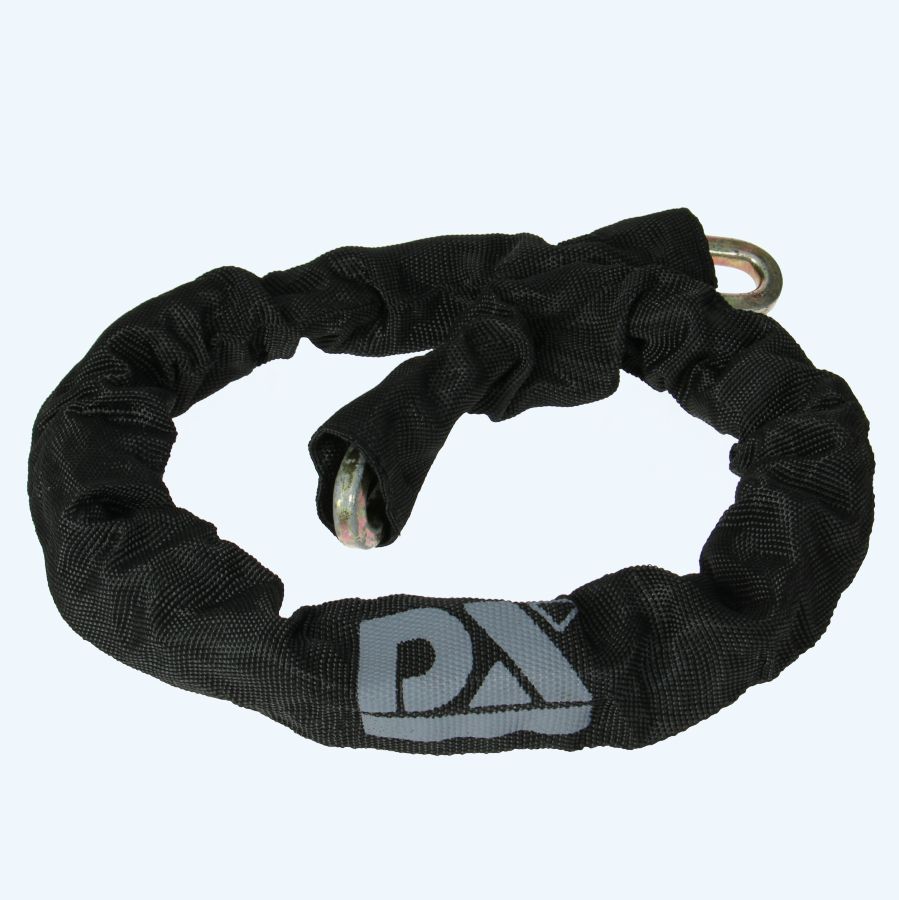 Anti-diefstalketting met zwarte nylon kous