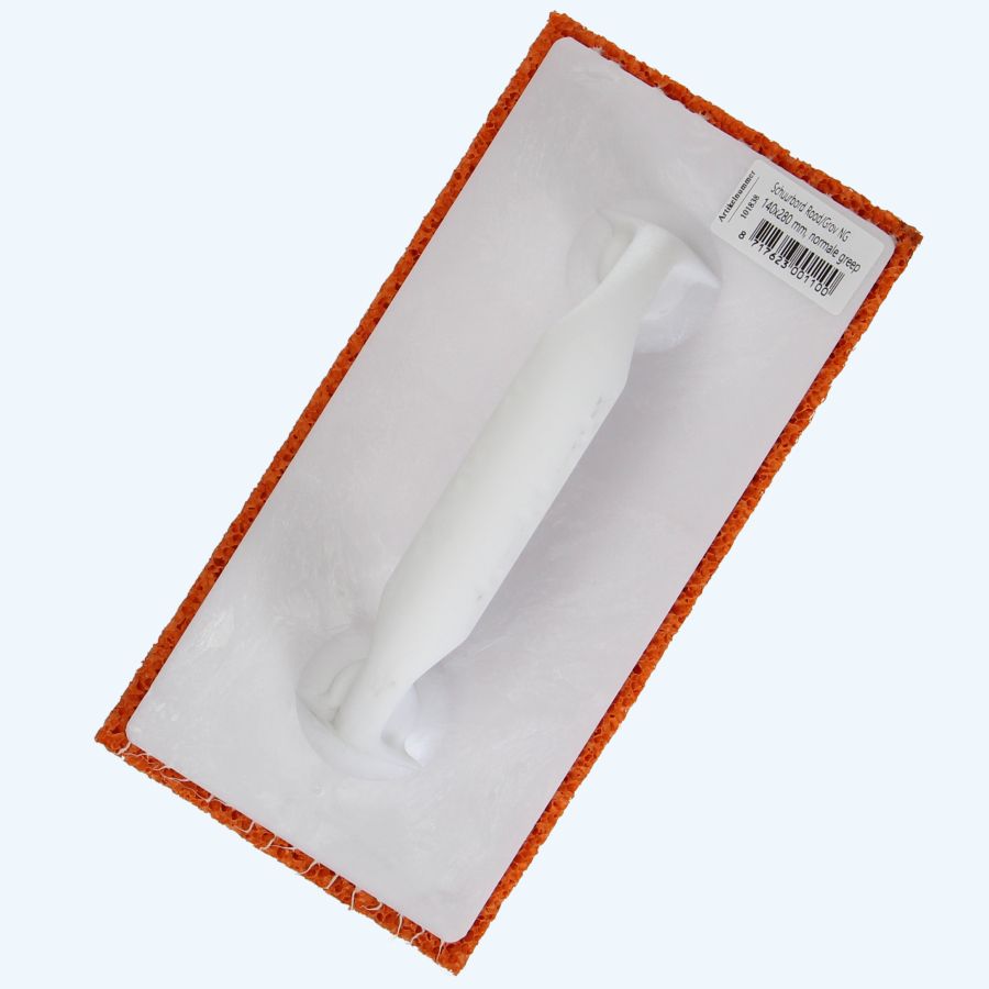 Schuurbord rood/grof 280 x 140 mm