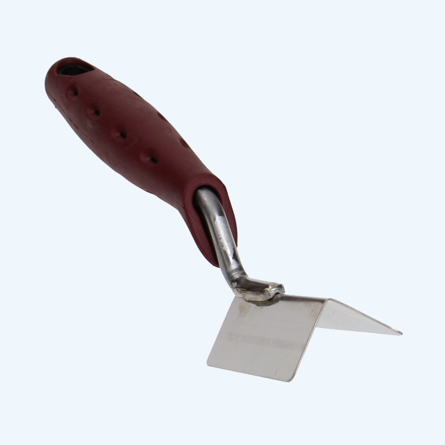 Doordagt hoektroffel RVS uitwendig scherp