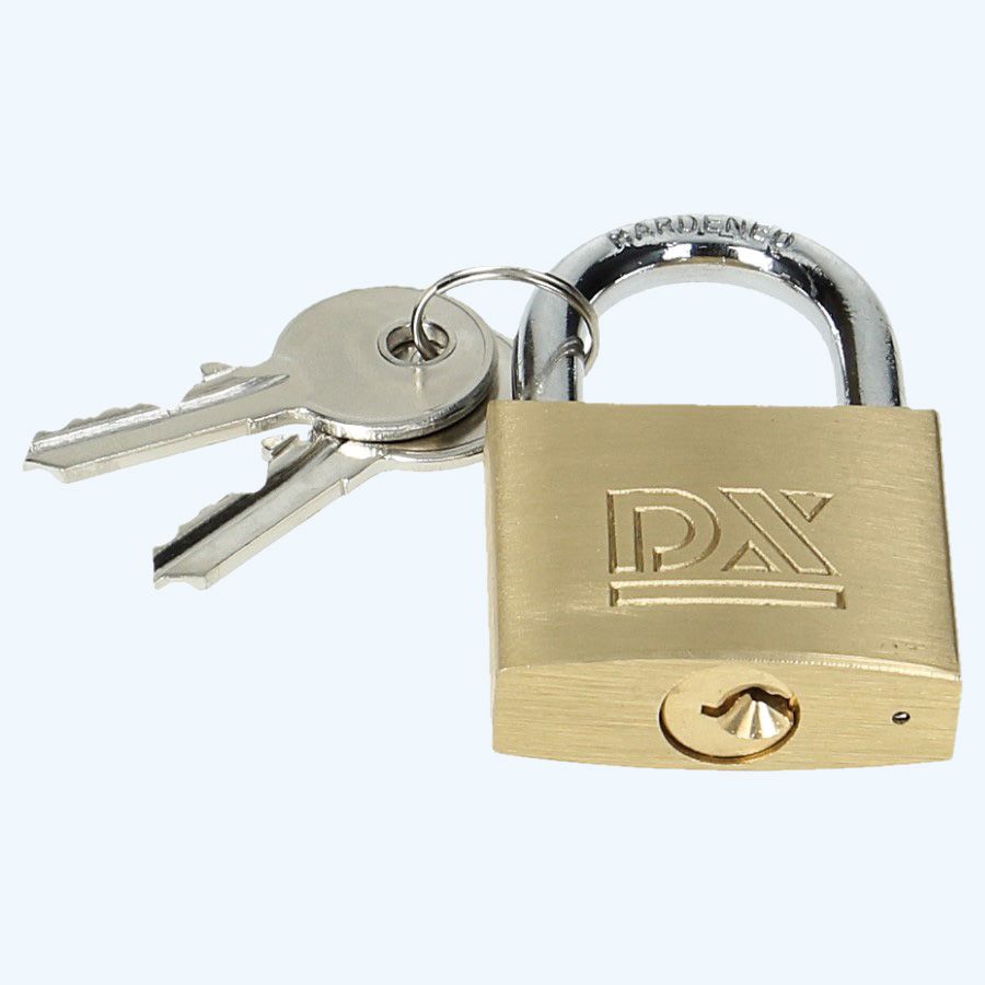 Hangslot 30 mm verschillend sluitend 