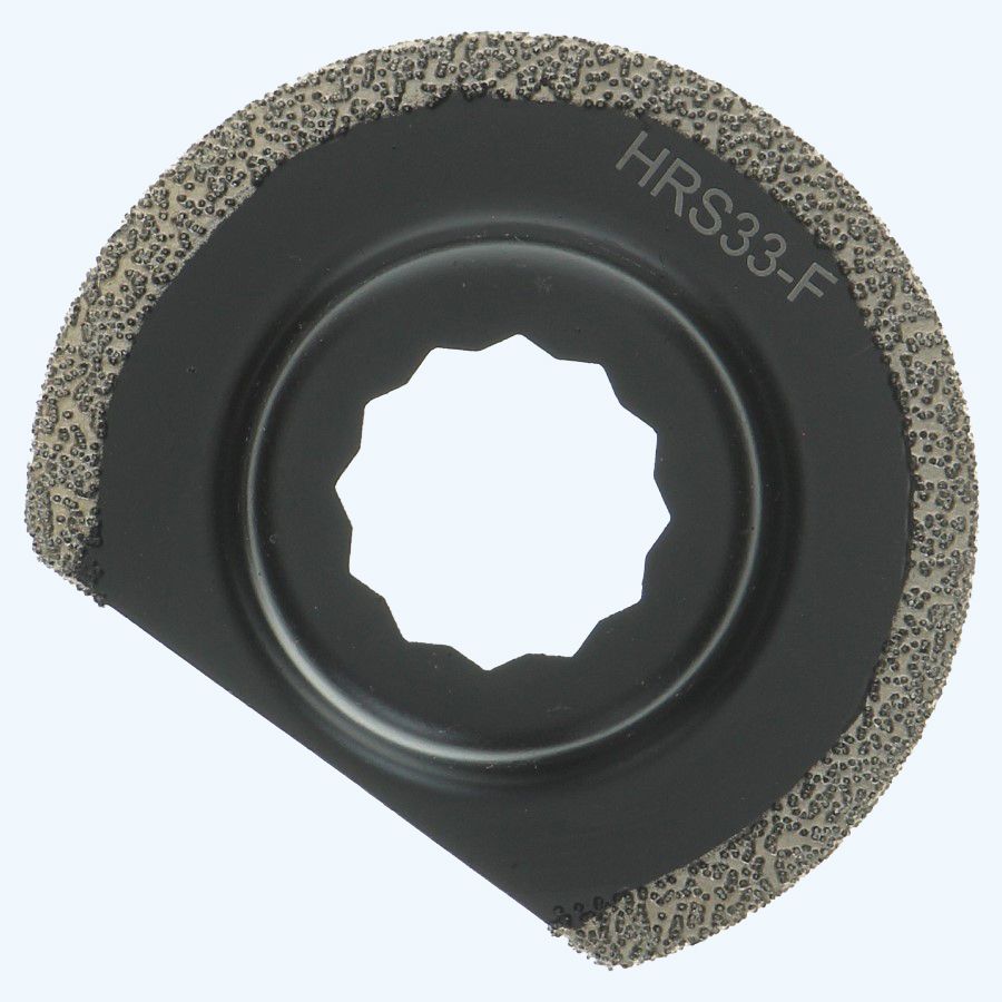 Multitool halfrond gebogen diamant zaagblad type HRS33-F