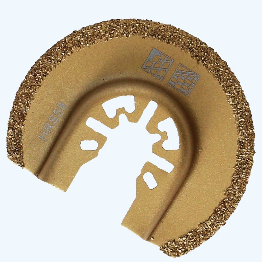 Multitool halfrond gebogen carbide zaagblad type HRS58