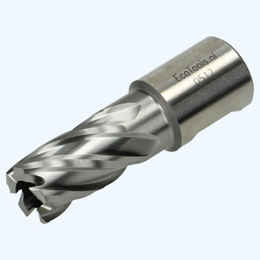 HSS Kernboor Ø18x25mm (Weldon) HSS Kernboor Ø18x25mm (Weldon)