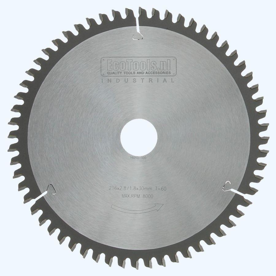 HM-afkortzaagblad Industrial 216 x 30 mm T=60