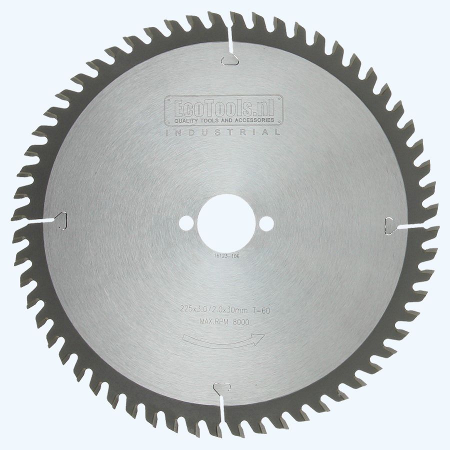 HM-zaagblad Industrial 225 x 30 mm T=60