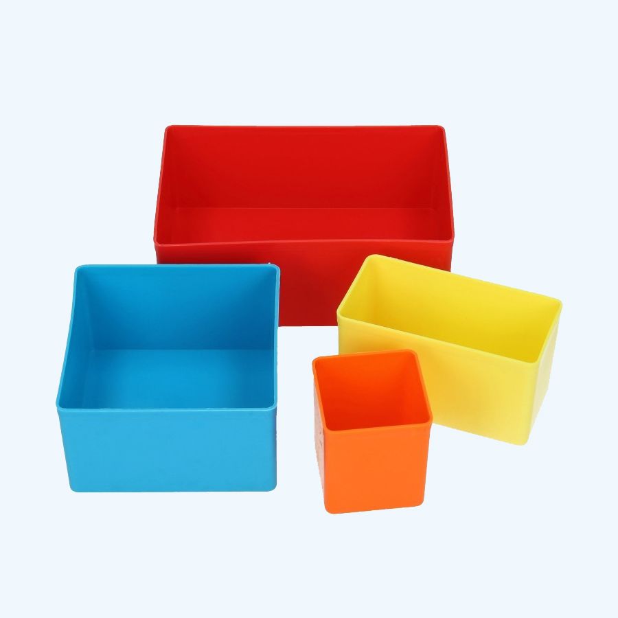 Los bakje (GEEL) assortimentskist metaal Los bakje (GEEL) assortimentskist metaal