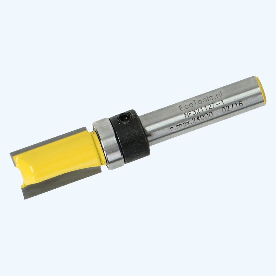 HM kantenfrees 12,7 x 20 mm met bovenlager