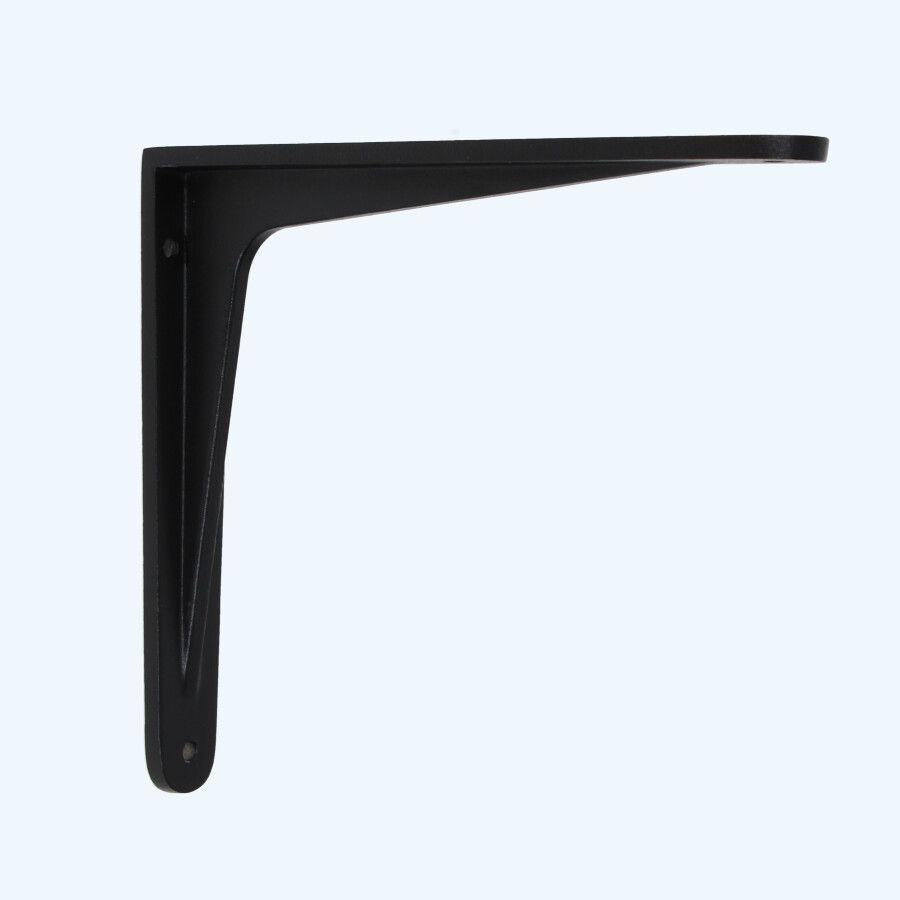 Plankdrager Aluminium 290 x 240 mm zwart