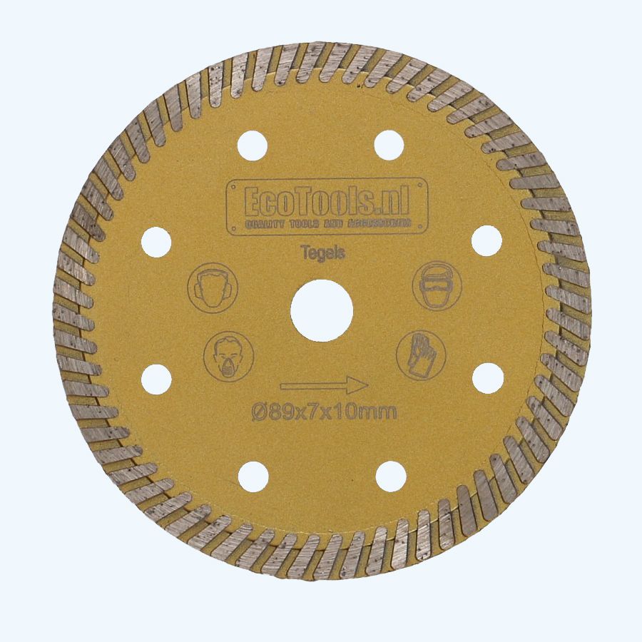 Precisie diamantschijf Tegels 89 x 10 mm Precisie diamantschijf Tegels 89 x 10 mm