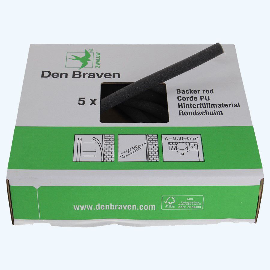 PU rugvulling 5 x 1 meter Ø 15 mm PU rugvulling 5 x 1 meter Ø 15 mm