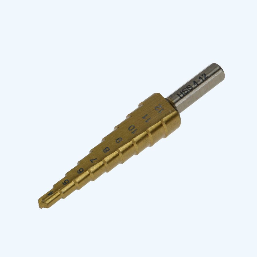 Stappenboor HSS 4-12 mm (rechte snijkanten) Stappenboor HSS 4-12 mm (rechte snijkanten)