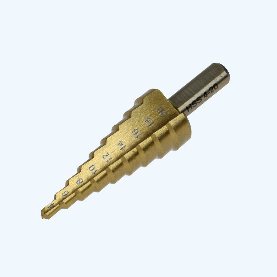 Stappenboor HSS 4-20 mm (rechte snijkanten) Eco-line