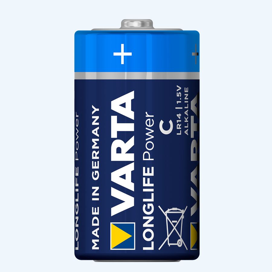 Varta Longlife Power C batterijen (2 stuks) Varta Longlife Power C batterijen (2 stuks)