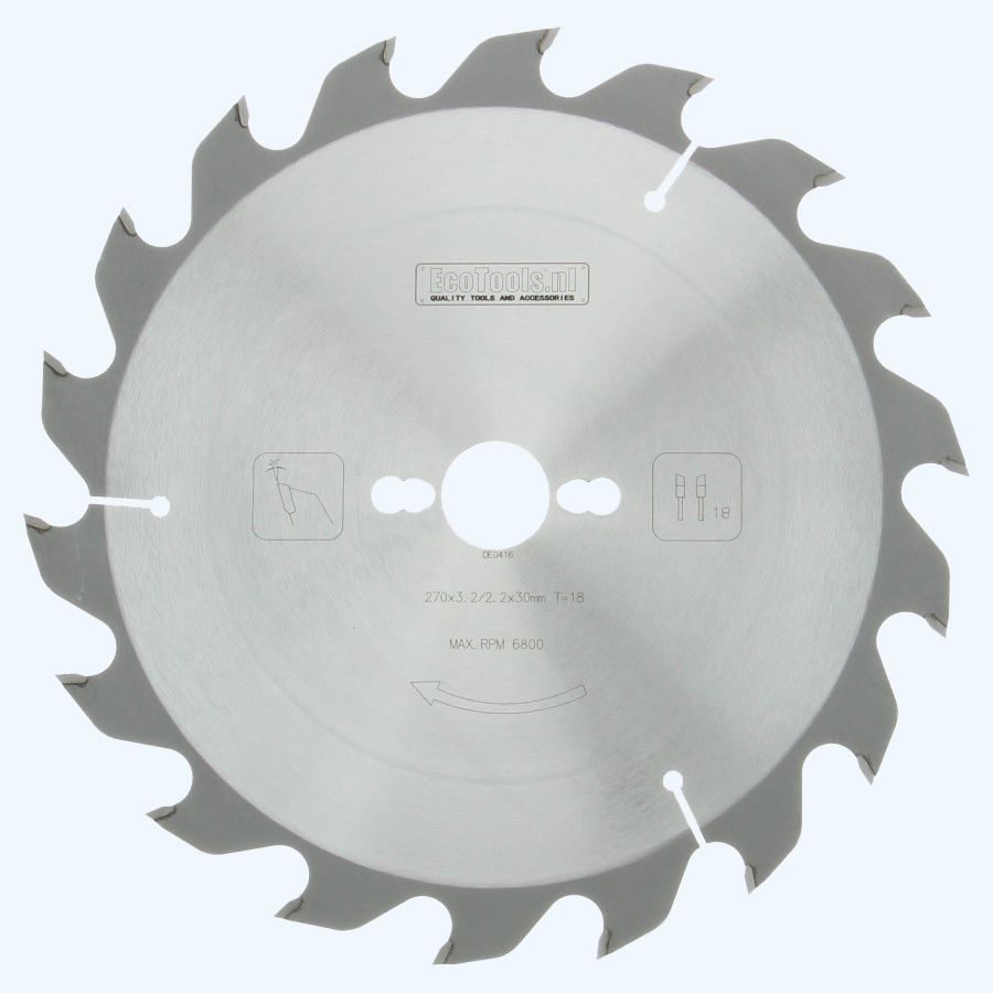 HM-zaagblad PROF 270 x 30 mm T=18 HM-zaagblad PROF 270 x 30 mm T=18