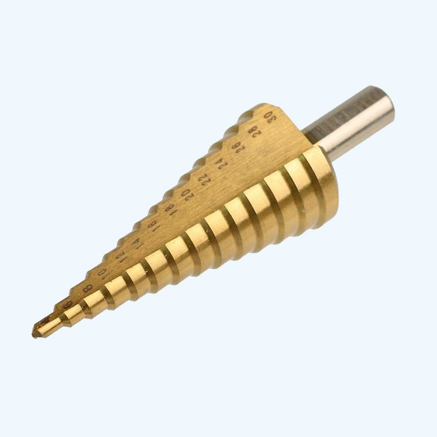 Stappenboor HSS 4-30 mm (rechte snijkanten) Stappenboor HSS 4-30 mm (rechte snijkanten)