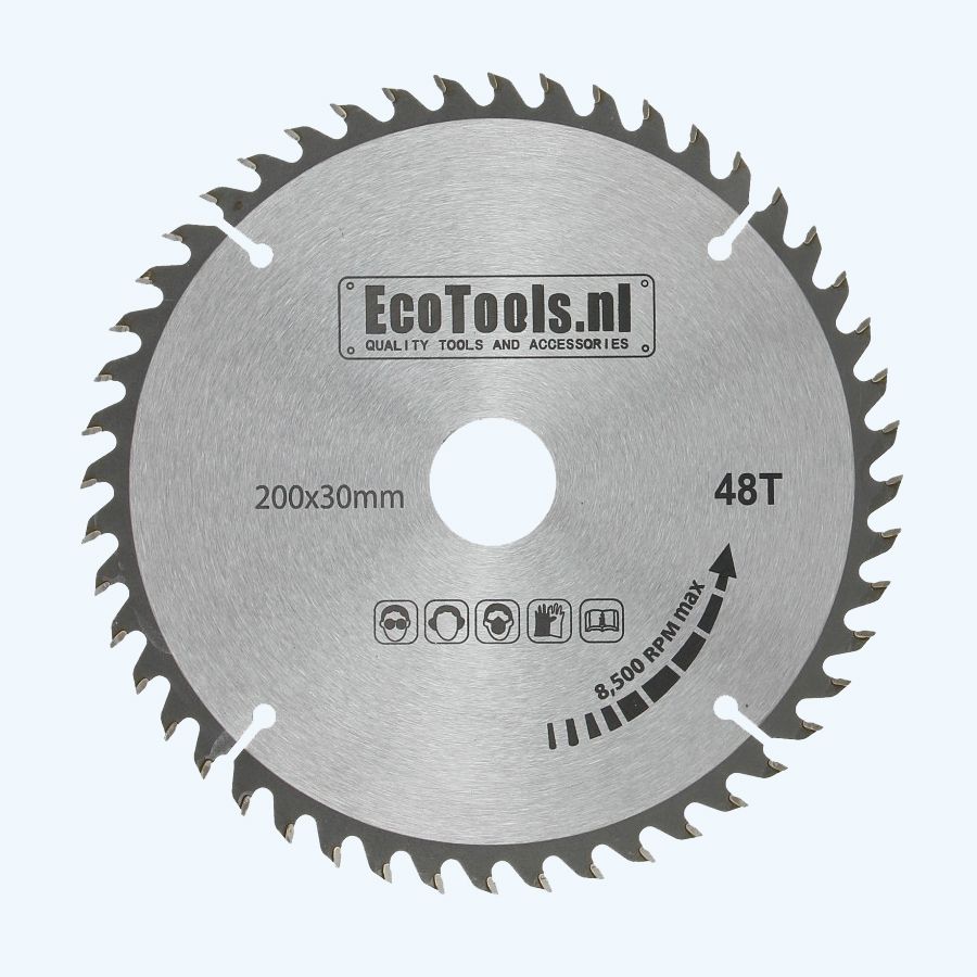 HM-zaagblad 200 x 30 mm T=48 (Eco-line) HM-zaagblad 200 x 30 mm T=48 (Eco-line)