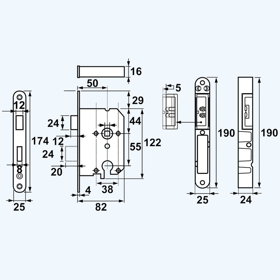 AXA Veiligheidsinsteek dag-nachtslot PC55 SKG** RVS (voorplaat rond) AXA Veiligheidsinsteek dag-nachtslot PC55 SKG** RVS (voorplaat rond)