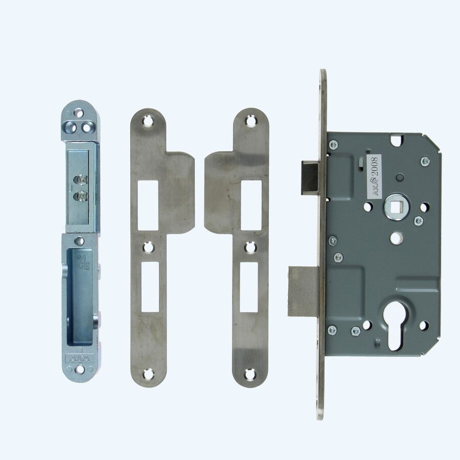 AXA Veiligheidsinsteek dag-nachtslot PC72 SKG** RVS (voorplaat rond) AXA Veiligheidsinsteek dag-nachtslot PC72 SKG** RVS (voorplaat rond)