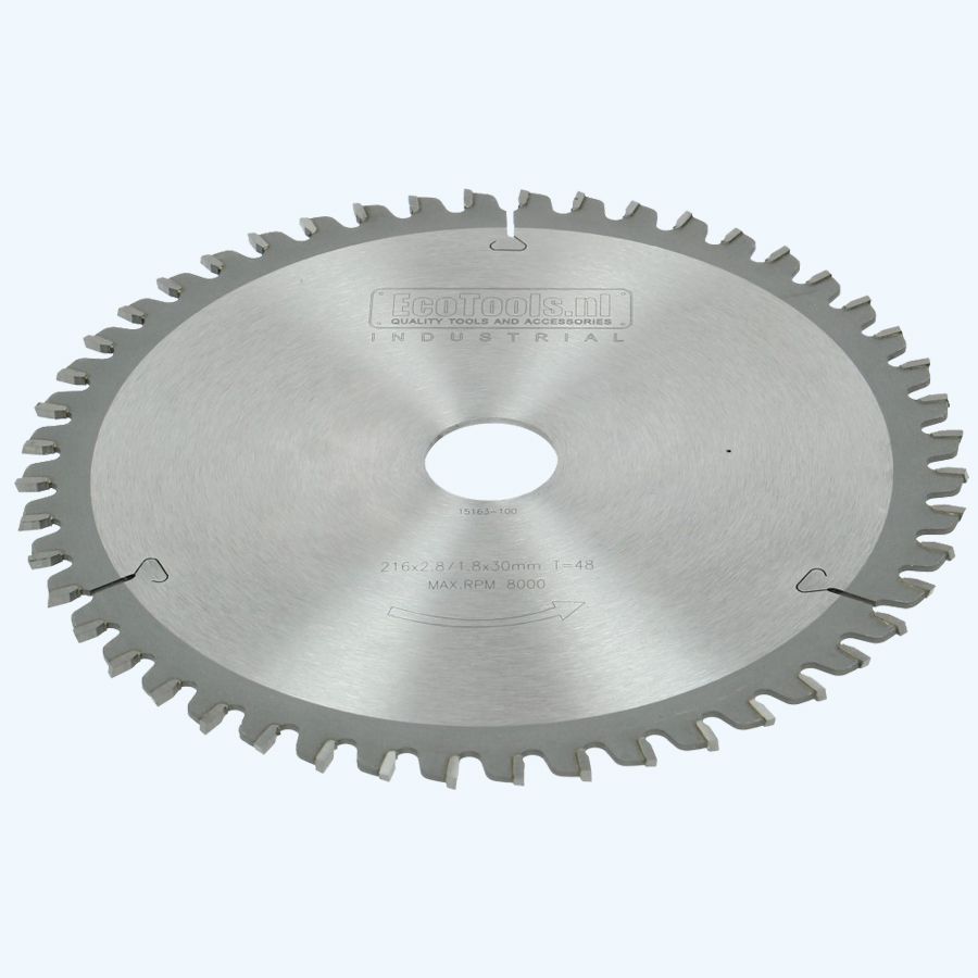 HM-afkortzaagblad Industrial 216 x 30 mm T=48 HM-afkortzaagblad Industrial 216 x 30 mm T=48