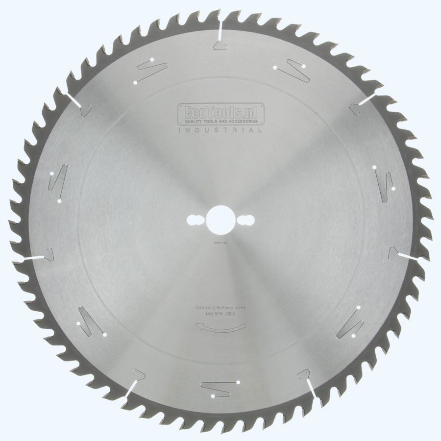 HM-zaagblad Industrial 450 x 30 mm T=64 HM-zaagblad Industrial 450 x 30 mm T=64