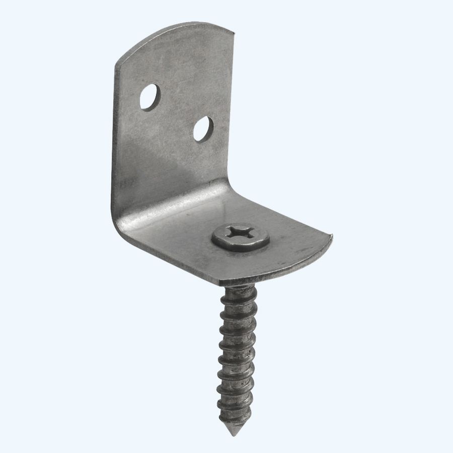 L-vlechtschermsteun RVS L-vlechtschermsteun RVS