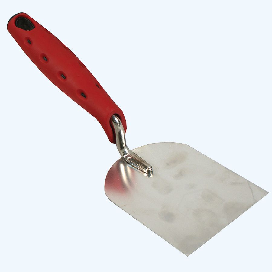 Melkmeisje stukadoorsbandtroffel RVS 80 mm Melkmeisje stukadoorsbandtroffel RVS 80 mm