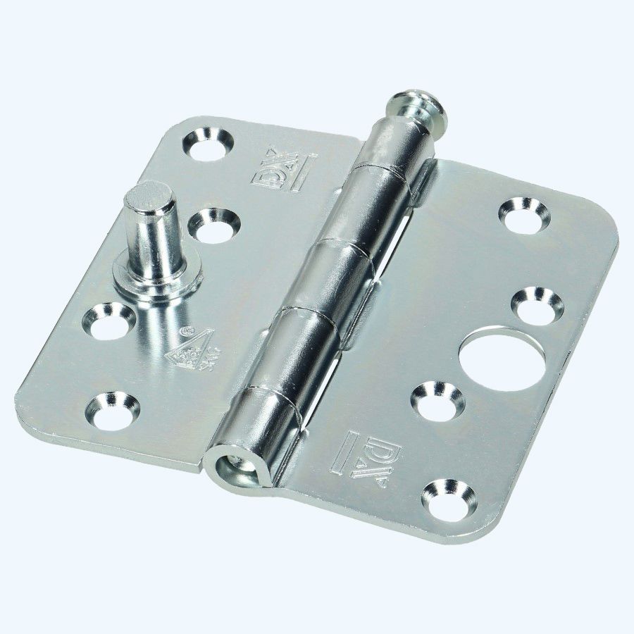Dulimex scharnier ronde hoeken, losse pen, SKG, staal 89 x 89 mm Dulimex scharnier ronde hoeken, losse pen, SKG, staal 89 x 89 mm