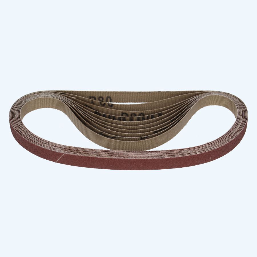 10 stuks aluminiumoxide schuurband 13 x 533 mm K120 10 stuks aluminiumoxide schuurband 13 x 533 mm K120
