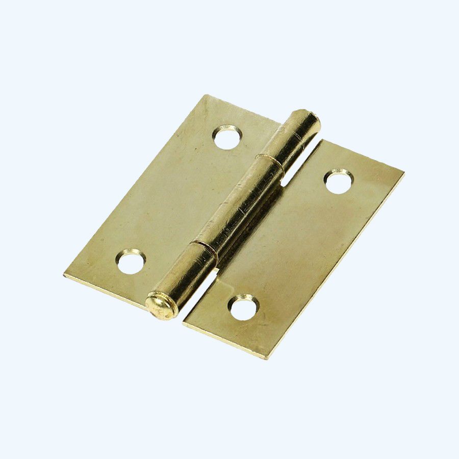 Smalscharnier staal vermessingd 22 x 25 mm Smalscharnier staal vermessingd 22 x 25 mm