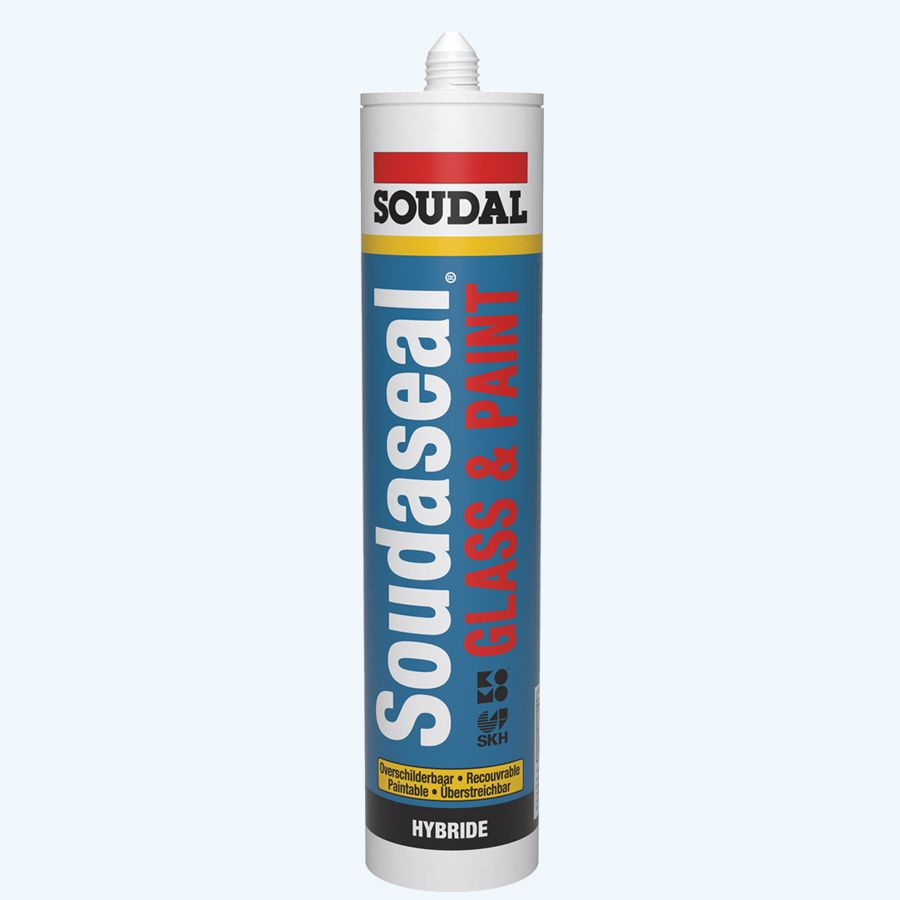 Soudal Soudaseal Glass & Paint 290 ml (wit) Soudal Soudaseal Glass & Paint 290 ml (wit)