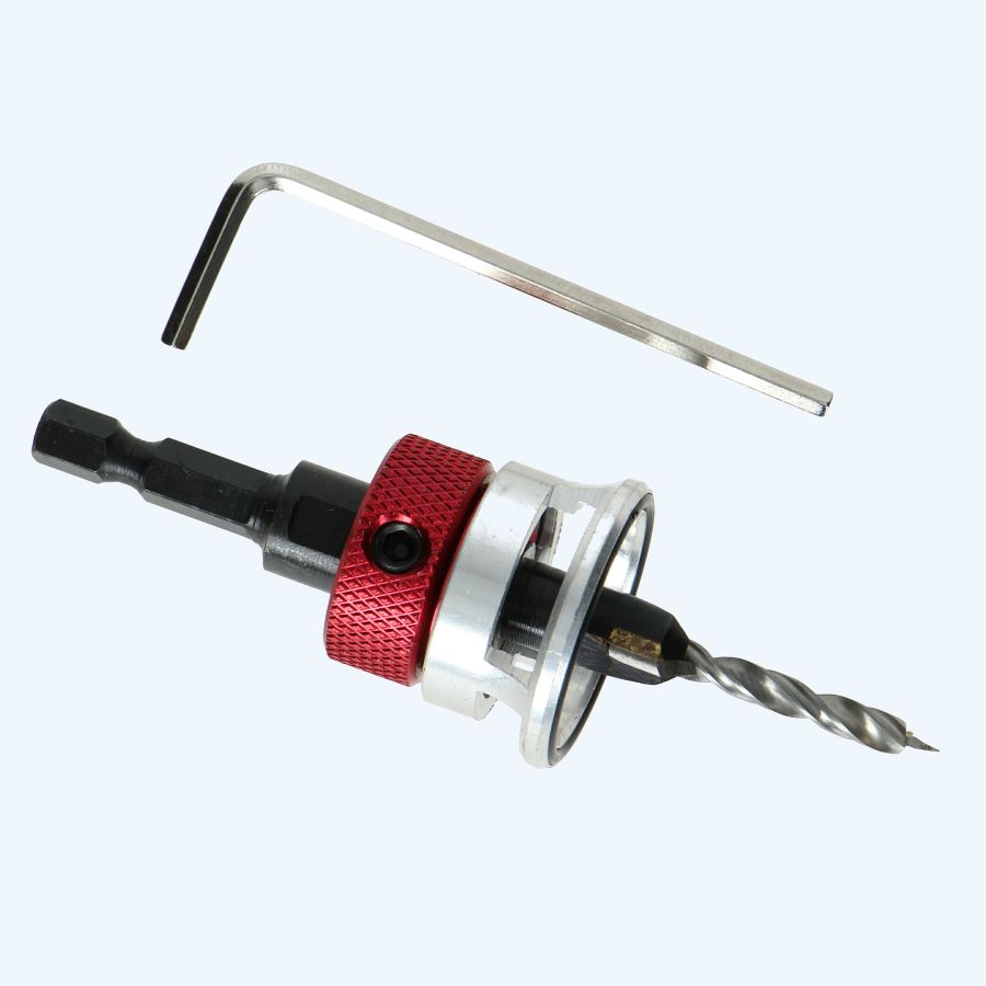 Verstelbare verzinkboor met diepteaanslag 6 mm Verstelbare verzinkboor met diepteaanslag 6 mm