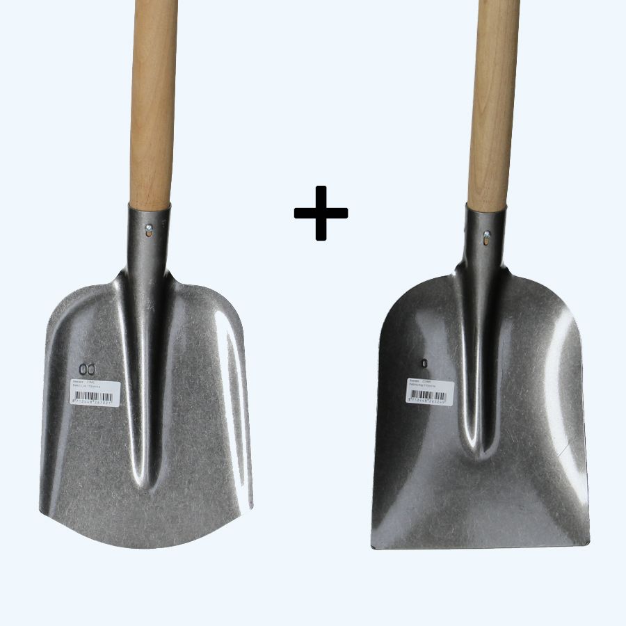 Zandschep en betonschep gebogen steel 110 cm Zandschep en betonschep gebogen steel 110 cm